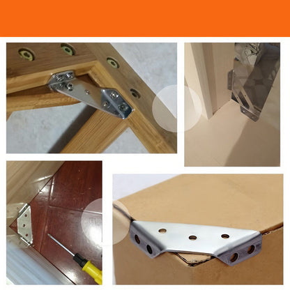 Stainless Steel Corner Bracket for Enhanced Furniture Stability