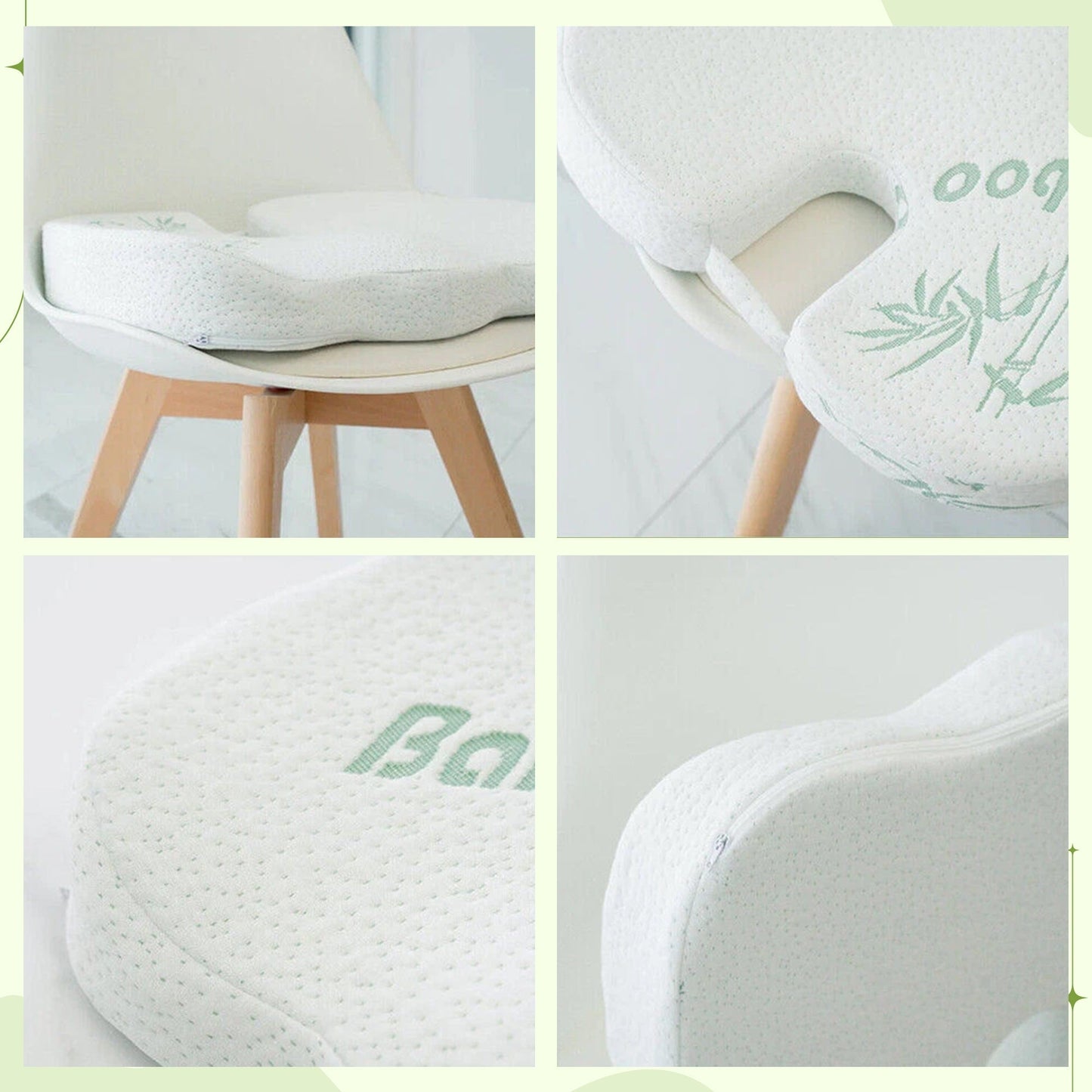 ErgoComfort Seat and Back Cushion for Ultimate Support