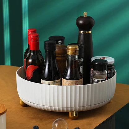 360° Rotating Spice Organizer for Effortless Storage