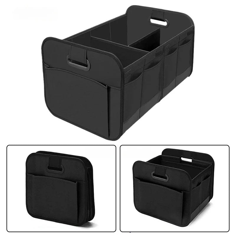 Trunk Storage Organizer for Cars | Spacious Capacity | Foldable Durable Fabric Container