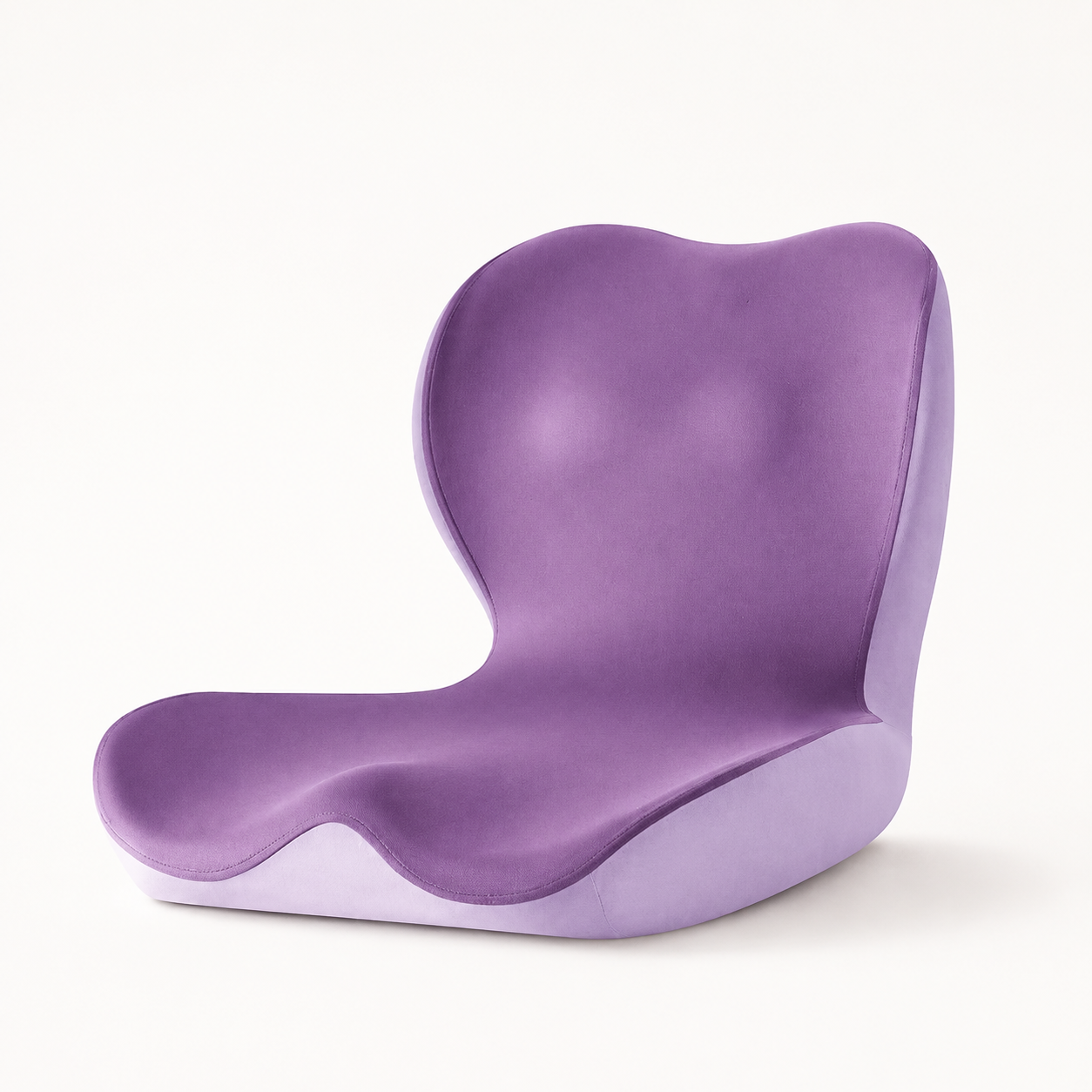 Memory Foam Seat Cushion with Back Support - L-Shaped, Washable Cover for Home, Office, and Car Chairs