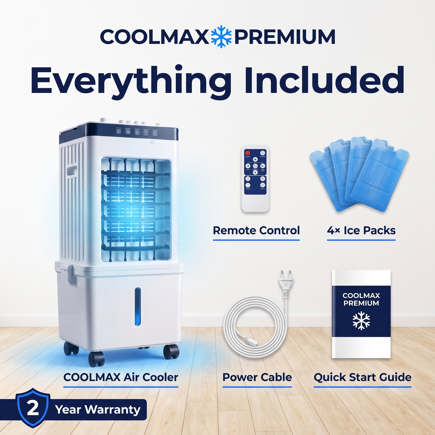 Portable Air Cooler for Comfortable Cooling – No Installation Needed