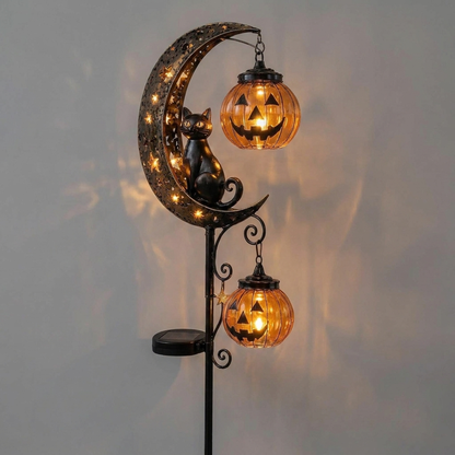 Pumpkin Garden Stake for Spooky Outdoor Atmosphere