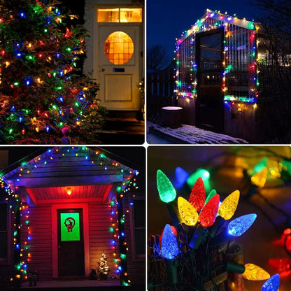 Solar-Powered Strawberry String Lights | 8 Color Changing Modes | Ideal for Garden, Balcony & Christmas