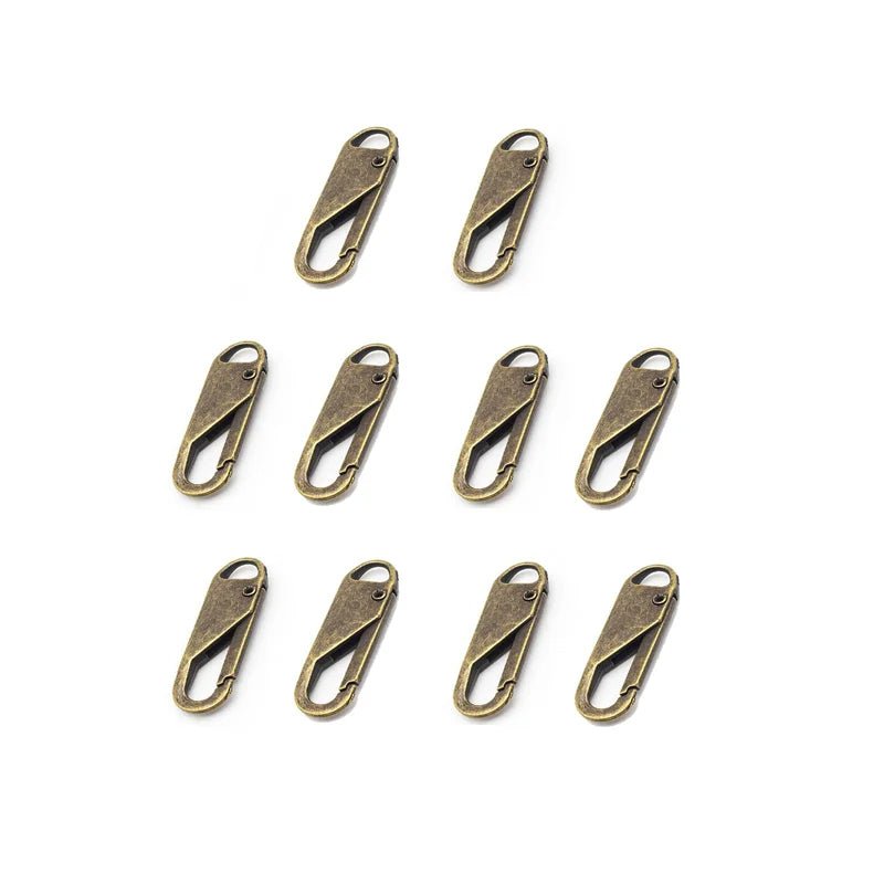 Metal Zipper Repair Clip – QuickFixMate for Jackets, Luggage & Backpacks | Installs in Seconds Without Tools | 5+5 Bundle