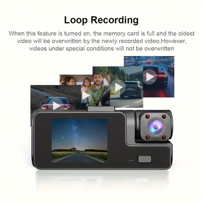 Wide-Angle Car Dashboard Camera