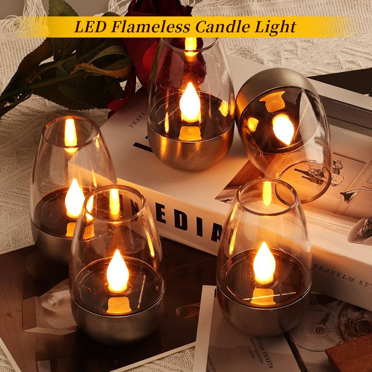 Solar Candle Lights for Warm Ambiance