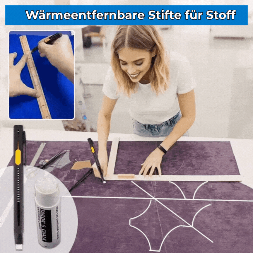 Heat-Sensitive Fabric Markers for Accurate, Temporary Markings