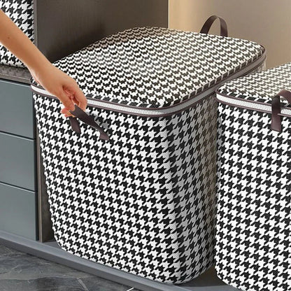 Foldable Storage Bag for Clothes | Large Capacity | Dustproof Organizer for Bedding & Moving