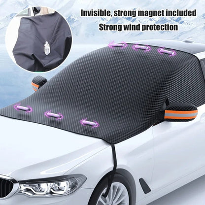 Magnetic Car Snow Cover for Year-Round Protection – Oxford Fabric