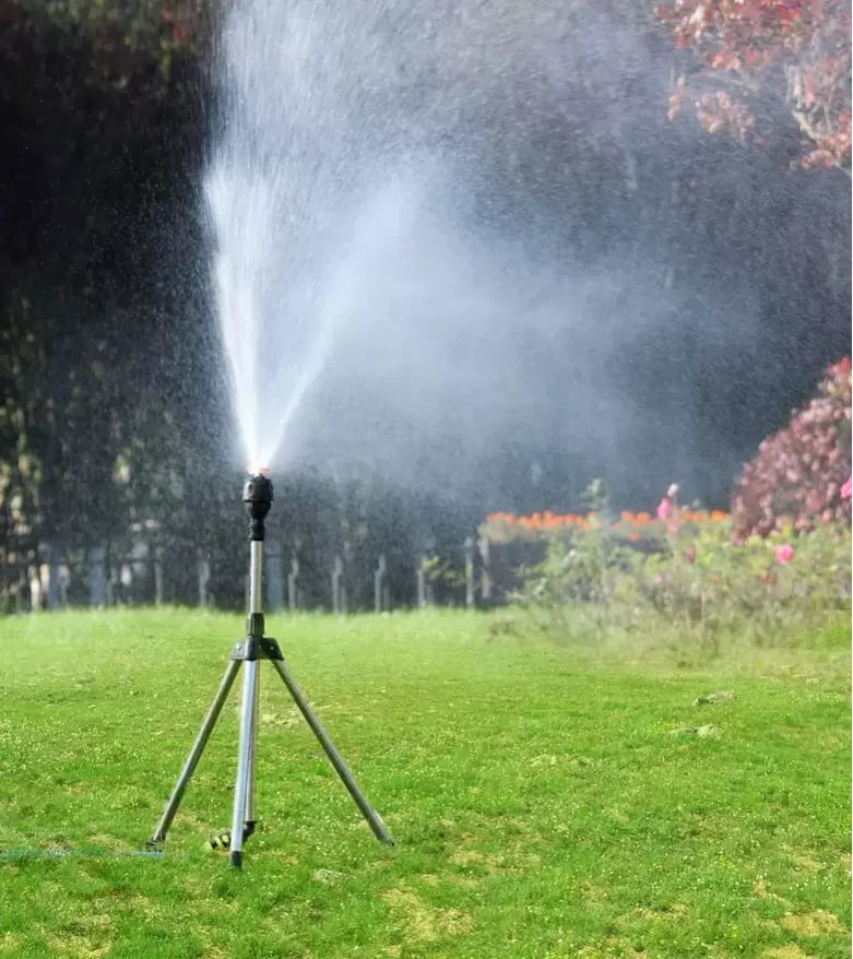 Effortless Garden Sprinkler System with Adjustable Coverage