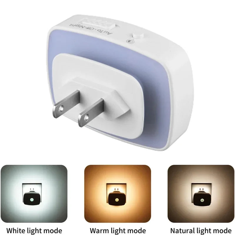 Smart Sensor Night Light | Motion and Light Detection | 3 Color Options | EU Plug | Energy Efficient & Automatic