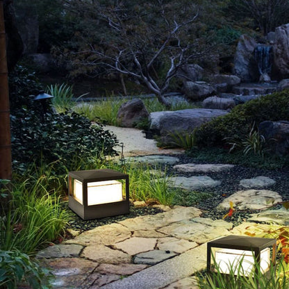 Square Modern Waterproof LED Outdoor Landscape Light