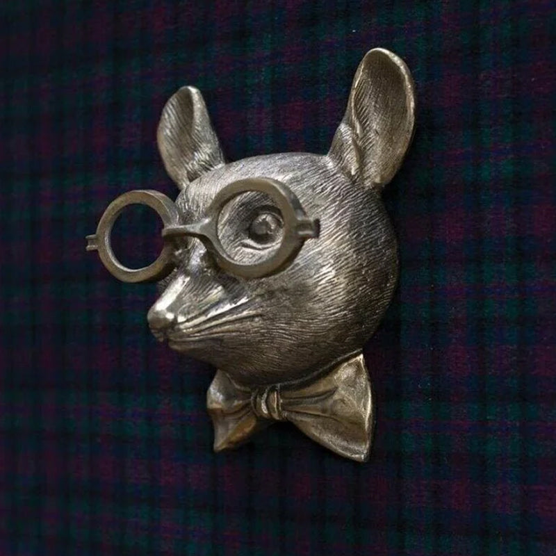 Resin Pendant with Animal Head Design