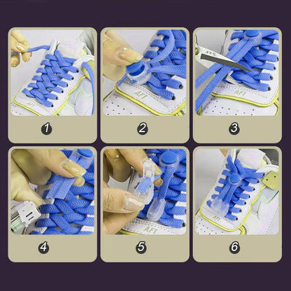 Elastic No-Tie Shoe Laces for Effortless Comfort