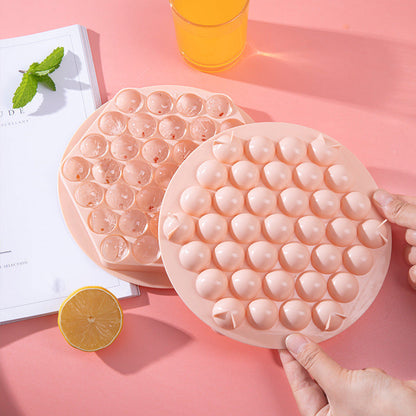 Creative Sphere Ice Cube Tray | 37-Cavity, Leak-Proof & Food Safe