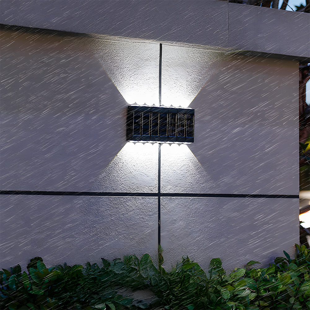 Modern Solar Wall Lights for Outdoor Use - Up and Down Design