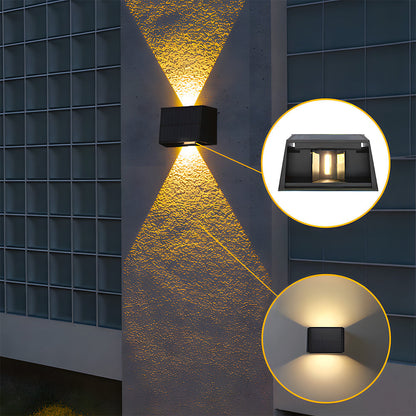 Waterproof Solar LED Wall Lights for Outdoor Use - IP65 Rated