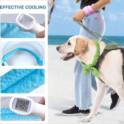 Reusable Cooling Bandanas for Pets