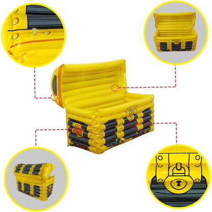 Inflatable Cooler in Pirate Treasure Chest Design