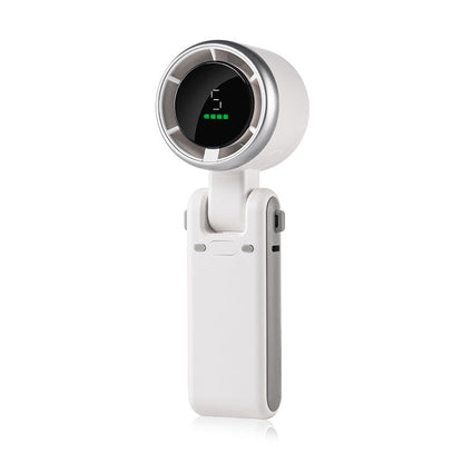 Portable Handheld Fan with 5 Speed Settings - Foldable Design