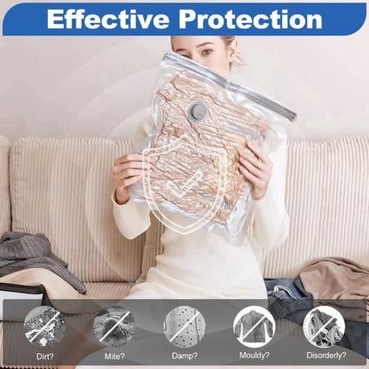 Instantly Create More Space by Compressing Your Clothing