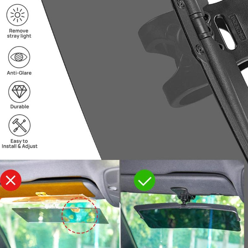 Auto Sunshade with Polarized Glare Protection