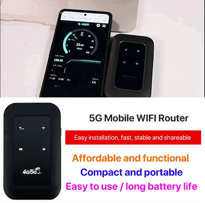 Portable 5G Router – Fast and Dependable Internet Anywhere