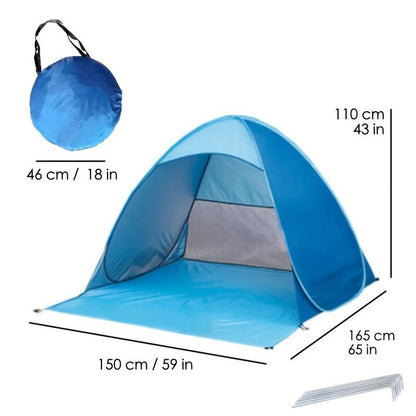 Beach Tent – Portable Pop Up Shelter for Sun Protection