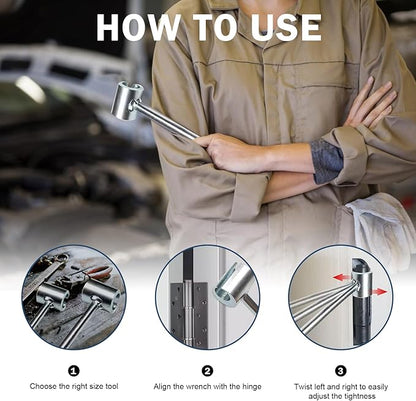 Precision Door Gap Adjuster | Quick Fix for Swinging Doors