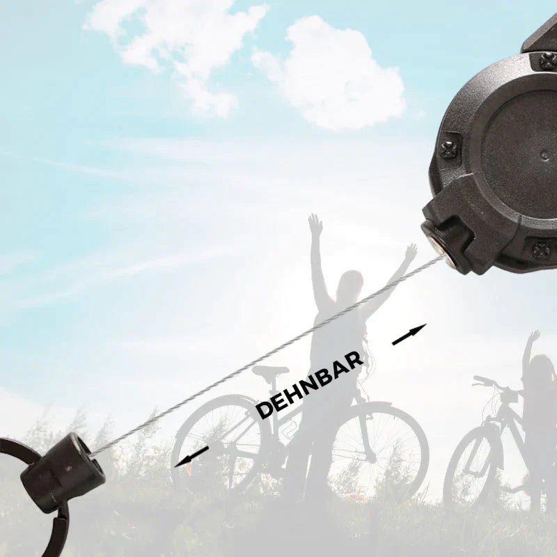 Outdoor Wire Rope Key Holder with Automatic Retractable Function