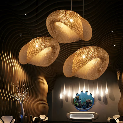 Nature-Inspired Bamboo Pendant - Taalita Design