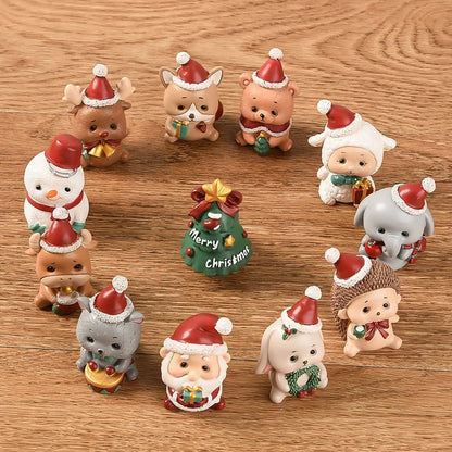 Handcrafted Holiday Animal Ornaments for Festive Decor