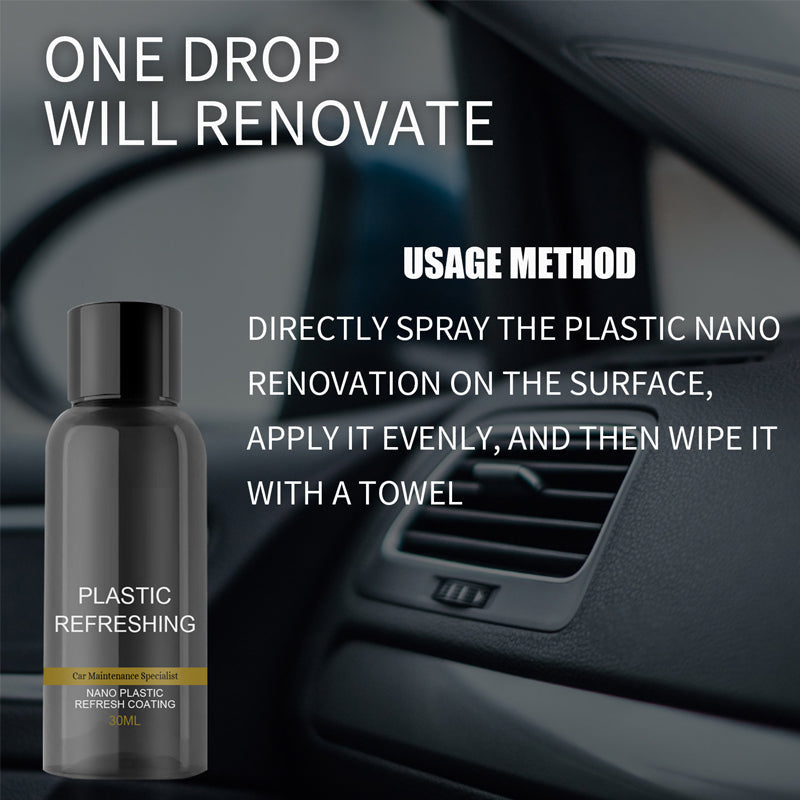 Plastic Coating Restoration Solution for Automotive Use