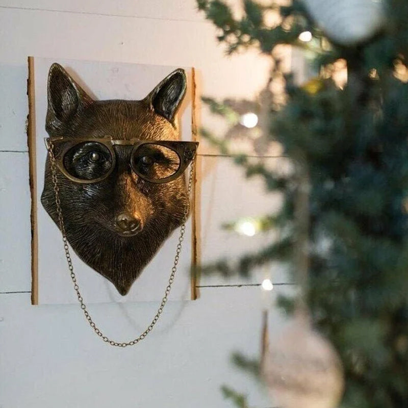 Resin Pendant with Animal Head Design