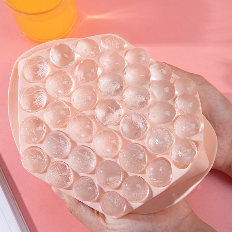 Creative Sphere Ice Cube Tray | 37-Cavity, Leak-Proof & Food Safe
