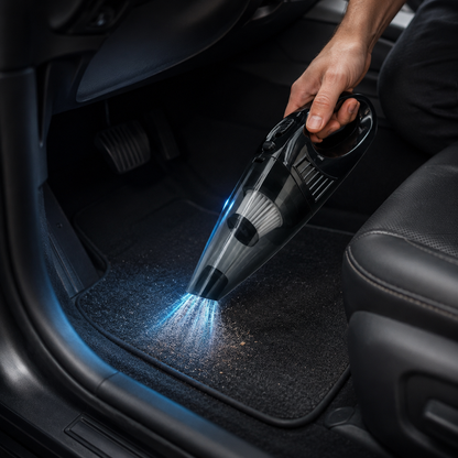 Compact Car Vacuum Cleaner 12V – High Suction Power