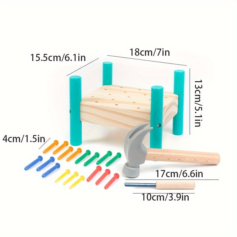 Interactive Hammer Game for Kids | Enhances Motor Skills & Coordination | Wooden Toy