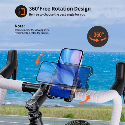 360-Degree Bike Phone Mount Holder