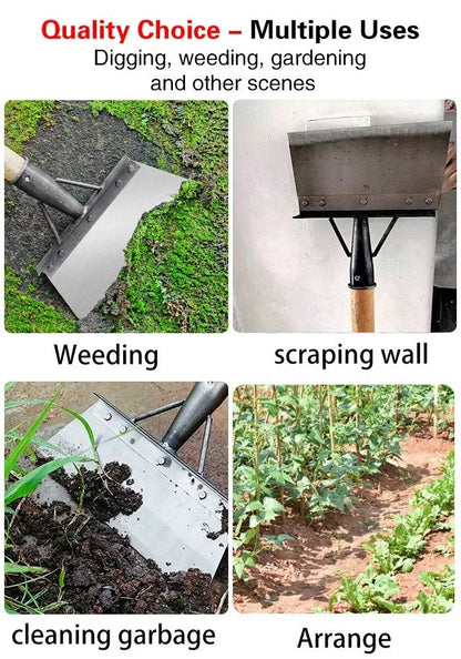 All-in-One Stainless Steel Cleaner & Weeder – EcoSweep Tool