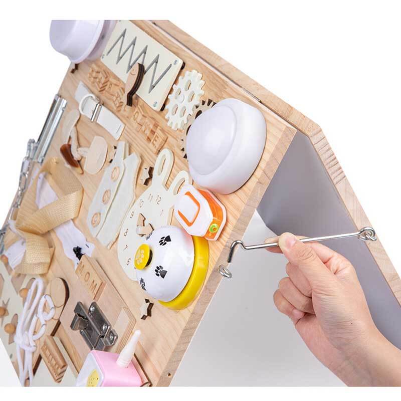 Engaging Wooden Learning Activity Board for Kids