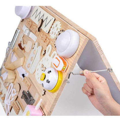 Engaging Wooden Learning Activity Board for Kids