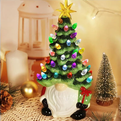 Christmas Gnome Decoration with LED Light – DIY Tree Ornament