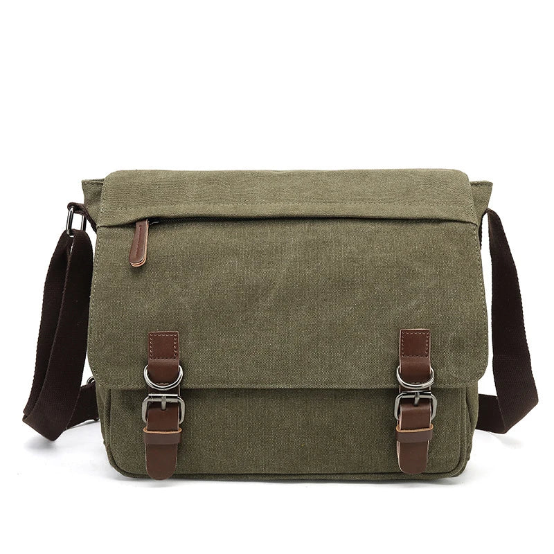 Stylish Canvas Shoulder Bag for On-the-Go Organization