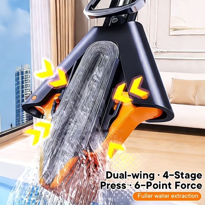 High-absorbency Sponge Mop for Quick and Easy Floor Cleaning