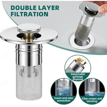 DrainGuard Pro - Universal Sink Strainer Solution
