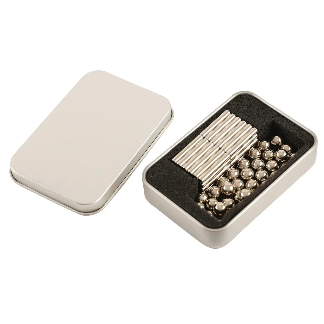 Magnetic Construction Toy Set with Rods and Spheres