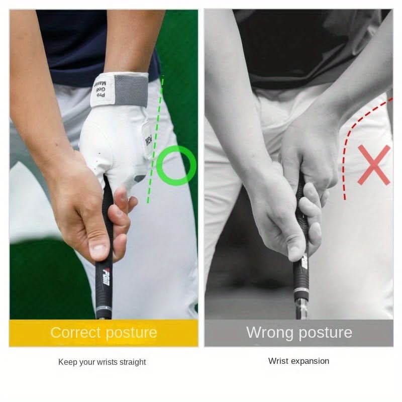 Left-Handed Golf Training Glove for Better Grip Practice