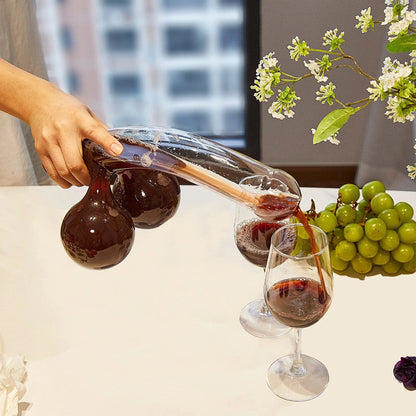 Unique Whiskey and Wine Decanter with a Humorous Design