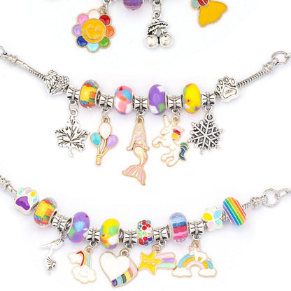 Creative Gemstone Bracelet Kit for Young Artists